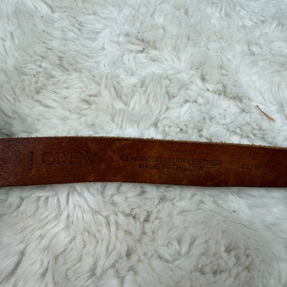 J. Crew Genuine Italian Leather Made in USA Women's Brown Belt - Picture 2 of 6